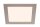Einbauleuchte Briloner LED 12 Watt IP44 neutralweiß Einbaulampe eckig 17 cm Nickelmatt