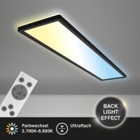 Deckenleuchte Briloner 36 Watt LED Panel Schwarz...