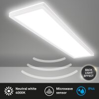 Deckenleuchte Briloner 33 Watt LED Panel mit Sensor 98 cm...