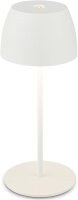 Akku-Leuchte Briloner 2,5 Watt LED Tischleuchte Weiß Touchdimmer IP44 Tischlampe