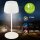 Akku-Leuchte Briloner 2,5 Watt LED Tischleuchte Weiß Touchdimmer IP44 Tischlampe