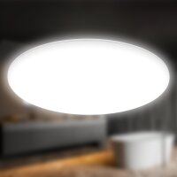 LED Deckenlampe Badlampe, Weiß, 36 Watt, 3600lm, 4000K, IP54, Ø 35 cm – Briloner