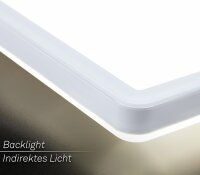 Deckenleuchte Briloner 36 Watt LED Panel Deckenlampe Fernbedienung dimmbar 98 cm CCT