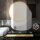 Akku-Leuchte Briloner 2 Watt LED Tischleuchte IP54 Weiß Touchdimmer Tischlampe