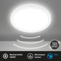 Deckenleuchte Briloner 15 Watt LED Sensor Deckenlampe...