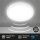 Deckenleuchte Briloner 15 Watt LED Sensor Deckenlampe IP44 24 cm Backlight
