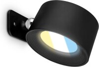 Akku-Leuchte Briloner Wandleuchte 3 Watt LED Schwarz...