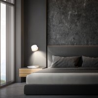 Akku-Wandlampe Akkuleuchte ohne Bohren, Weiß, 3 Watt, 220lm, 2700K, Touchdimmer – Briloner
