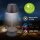 Akku-Leuchte Briloner 1,5 Watt LED Ladestation Tischleuchte Touchdimmer Tischlampe Anthrazit IP44