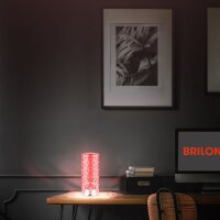 Akku-Tischleuchte Akku-Leuchte, Transparent, 2,3 Watt, RGB, mit Fernbedienung – Briloner