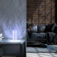 Akku-Tischleuchte Akku-Leuchte, Transparent, 2,3 Watt, RGB, mit Fernbedienung – Briloner