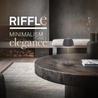 Akku-Leuchte Briloner Riffle Mini 1,5 Watt LED Tischleuchte Touchdimmer Anthrazit IP44 Tischlampe