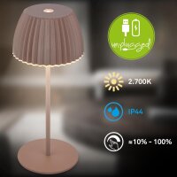 Akku-Leuchte Briloner Riffle Mini 1,5 Watt LED Braun...