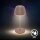 Akku-Leuchte Briloner Riffle Mini 1,5 Watt LED Braun Tischleuchte Touch-Dimmer IP44 Tischlampe
