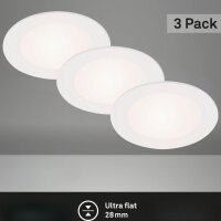 LED Einbauleuchten Panel EBL, Weiß, Bohrloch 10,2...