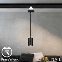 Schienensystem Briloner Pendelleuchte Schwarz GU10 Hochvolt