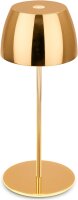 Akku-Leuchte Briloner 2,5 Watt LED Gold Tischleuchte Touchdimmer IP44