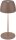 Akku-Leuchte Briloner 2,5 Watt LED Umbrasand Tischleuchte Touchdimmer Tischlampe IP44