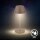 Akku-Leuchte Briloner 2,5 Watt LED Umbrasand Tischleuchte Touchdimmer Tischlampe IP44