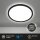Deckenleuchte Briloner Badlampe 18 Watt LED Schwarz 29 cm Deckenlampe Badezimmerleuchte