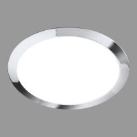 Badleuchte Briloner 12 Watt LED Deckenlampe IP44 Chrom...