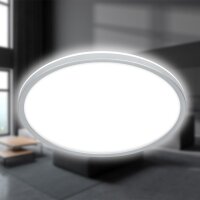 Deckenleuchte Briloner Badlampe 18 Watt LED Chrom-matt 29...