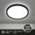 Deckenleuchte Briloner 16 Watt LED Schwarz Deckenlampe 4000K 24 cm