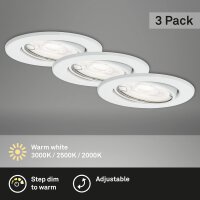Einbauleuchten Briloner 3 x GU10 5 Watt LED Lichtfarbe /...
