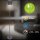 Akku-Stehleuchte Briloner Riffle 4,2 Watt LED Schwarz Touchdimmer IP44 Stehlampe 124 cm