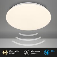Deckenleuchte Briloner 24 Watt LED Sensor IP54...