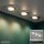Einbauleuchten Briloner 3 x 4,9 Watt LED Aluminium Spots Einbaulampen