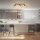Strahler Briloner 3er Spot Rauchglas Deckenlampe Holz Deckenleuchte