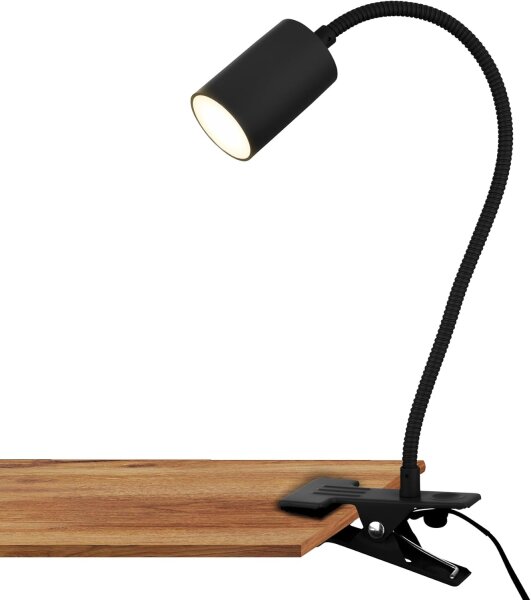 Klemmleuchte Briloner 3,5 Watt LED Klammerlampe Schwarz