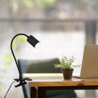 Klemmleuchte Briloner 3,5 Watt LED Klammerlampe Schwarz