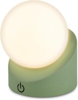 Akku-Tischlampe Akku-Leuchte, Grün, 2 Watt, 150lm, 2700K, Touchdimmer, IP54 – Briloner