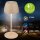 Akku-Leuchte Briloner 2,5 Watt LED Beige Tischleuchte Touchdimmer IP44 Tischlampe