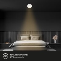 Einbauleuchte Briloner LED 5 Watt Aufbauleuchte warmweiß Einbauspot
