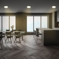 LED Einbauleuchte Ein- & Aufbau, Weiß, Bohrloch 7,6 cm, 5 Watt, Ø 9,3 cm – Briloner