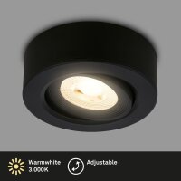 Einbauleuchte Briloner LED Schwarz 5 Watt Aufbauleuchte...