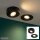Einbauleuchte Briloner LED Schwarz 5 Watt Aufbauleuchte 500 Lumen Spot