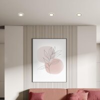 Einbauleuchten Briloner 3 x 4,9 Watt LED Stufenschaltung 3000K Spot Chrom-matt Nachtlicht