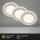 Einbauleuchten Briloner 3 x 4,9 Watt LED Stufenschaltung 3000K Spot Chrom-matt Nachtlicht