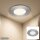 LED Einbaulampe, Nickelmatt, Bohrloch 7,6 cm, 5 Watt, 450lm, Neutralweiß, IP44 – Briloner