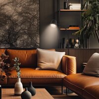 Akku-Leuchte Briloner Stehlampe 6 Watt LED Standleuchte Schwarz leseleuchte Touchdimmer