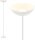 Akku-Leuchte Briloner 8 Watt LED Standleuchte Weiß dimmbar 170 cm Stehlampe Deckenfluter