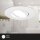 Einbauleuchte Briloner 3er Set Weiß LED IP65 dimmbare Einbaulampen Neutralweiß 4,9 Watt