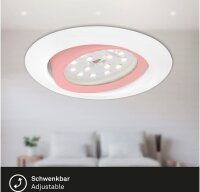 Einbauleuchte Briloner 3 x 3,5 Watt LED Einbauspot dimmbar über Schalter 3er Set je 350 Lumen Weiß warmweiß