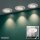 Einbauleuchte Briloner 3 x 3,5 Watt LED Einbauspot dimmbar über Schalter 3er Set je 350 Lumen Weiß warmweiß