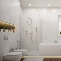 Einbauleuchte Briloner LED 3er Set Weiß 4,9 Watt IP44 Einbau Spot