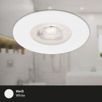 Einbauleuchte Briloner LED 3er Set Weiß 4,9 Watt IP44 Einbau Spot
